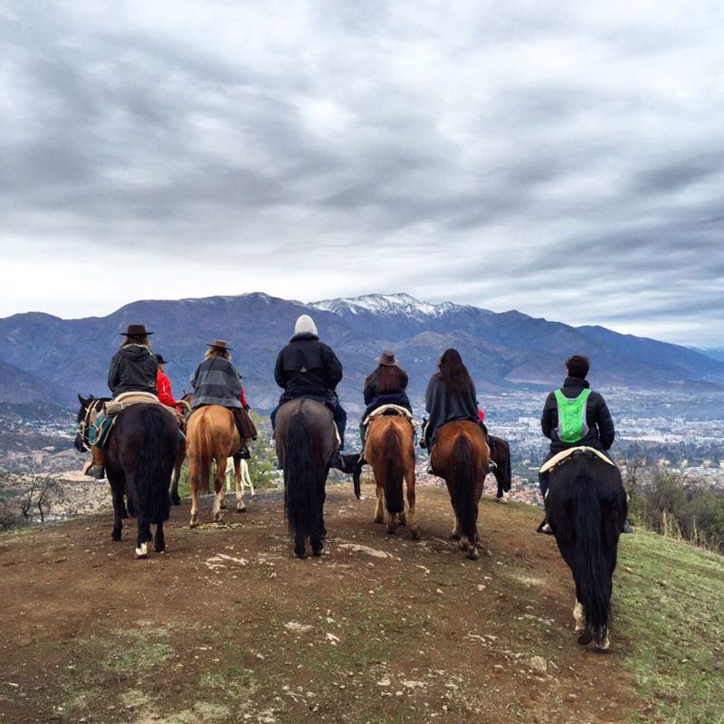 Santiago Private Tour - Admiring the views of the city from uptop. 