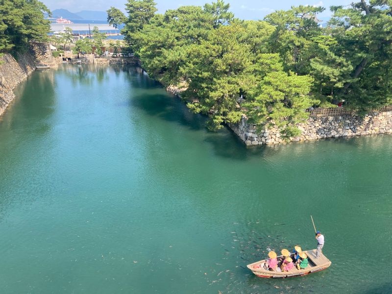 Kagawa Private Tour - The view from the Takamatsu castle tower ruin is amazing.