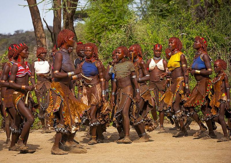 Addis Ababa Private Tour - Cultural dance of hamer tribe