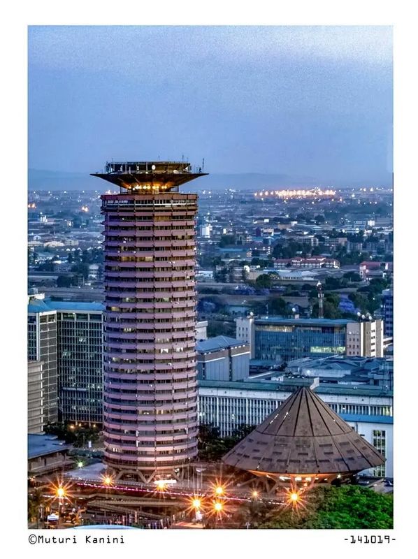 Nairobi Private Tour - KICC helipad/rooftop.