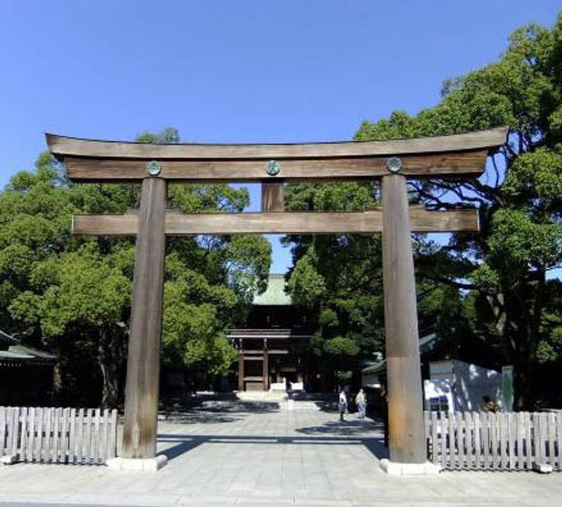 Tokyo Private Tour - Meiji-jingu Shrine.  It enshrines Emperor Meiji,  who had successfully led Japan to the modern country after Meiji Restoration in 1868.