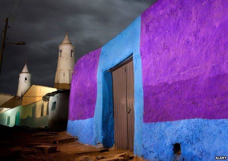 Addis Ababa Private Tour - colorful walls of Harar