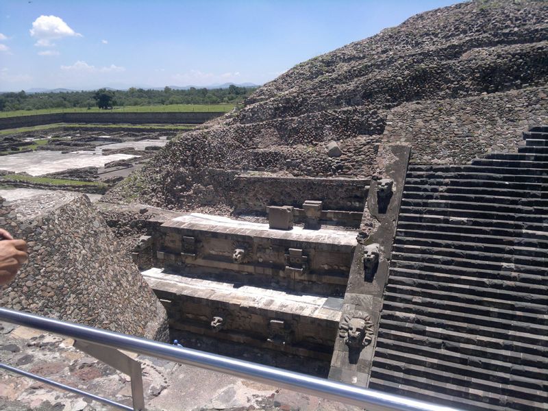 Mexico City Private Tour - The pyramid of Quetzalcoatl (the feathered serpent) is impressive.