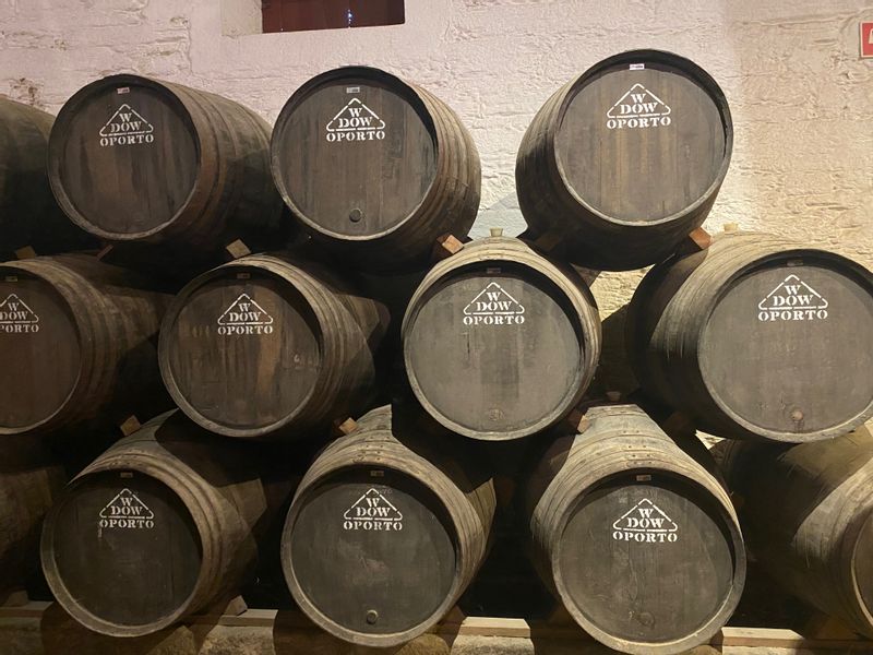 Porto Private Tour - Wine barrels in one of the cellars