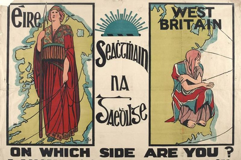 Dublin Private Tour - Nationalist Propaganda poster.