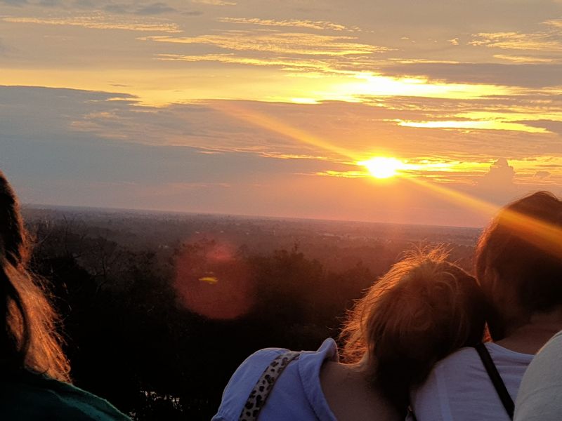 Siem Reap Private Tour - Sunset on submit of Phnom Bakheng