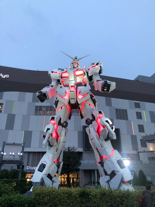 Tokyo Private Tour - Gundam robot in Odaiba