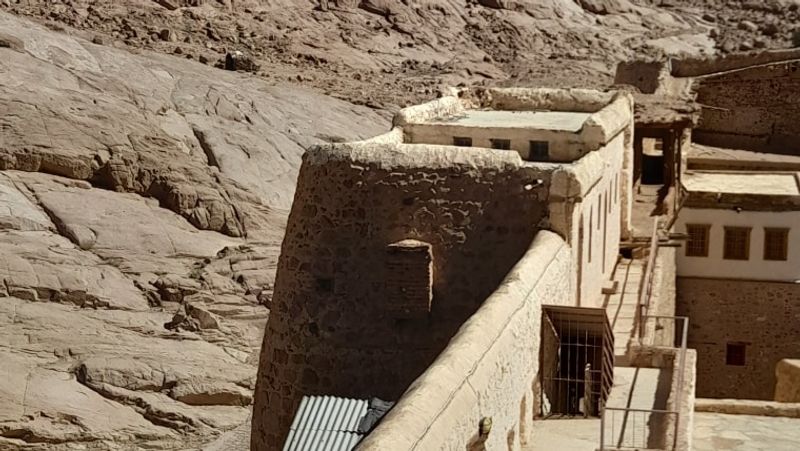 South Sinai Private Tour - Monastery walls from the 6th century 