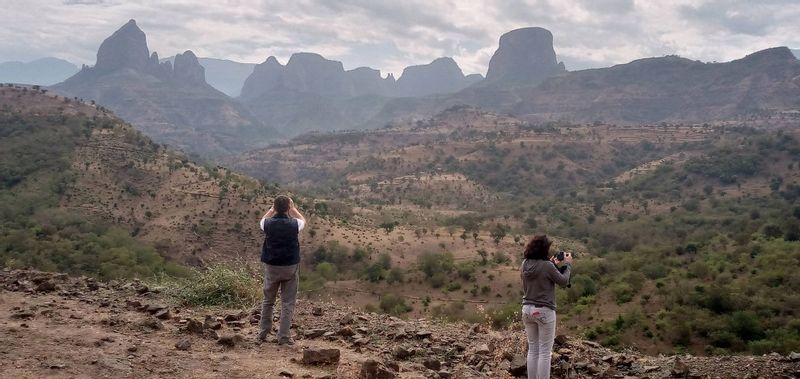 Addis Ababa Private Tour - One of the view points in thebSimen mountains NP