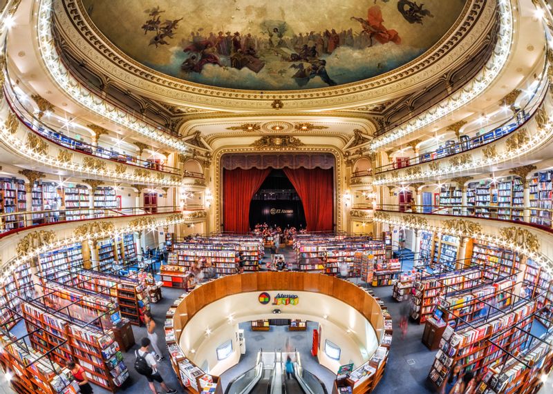 Buenos Aires Private Tour - Experience the magic of literature at El Ateneo Grand Splendid in Buenos Aires. This enchanting bookstore, housed in a former theater, offers a captivating atmosphere for book lovers.