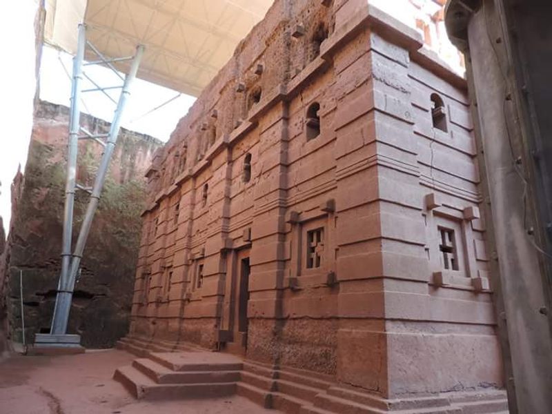 Addis Ababa Private Tour - One of the rock hewn churches of Lalibela