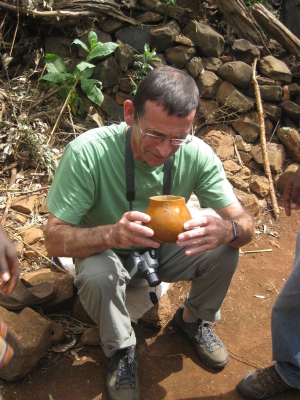 Addis Ababa Private Tour - Customer local beer in Konso village/Omo valley