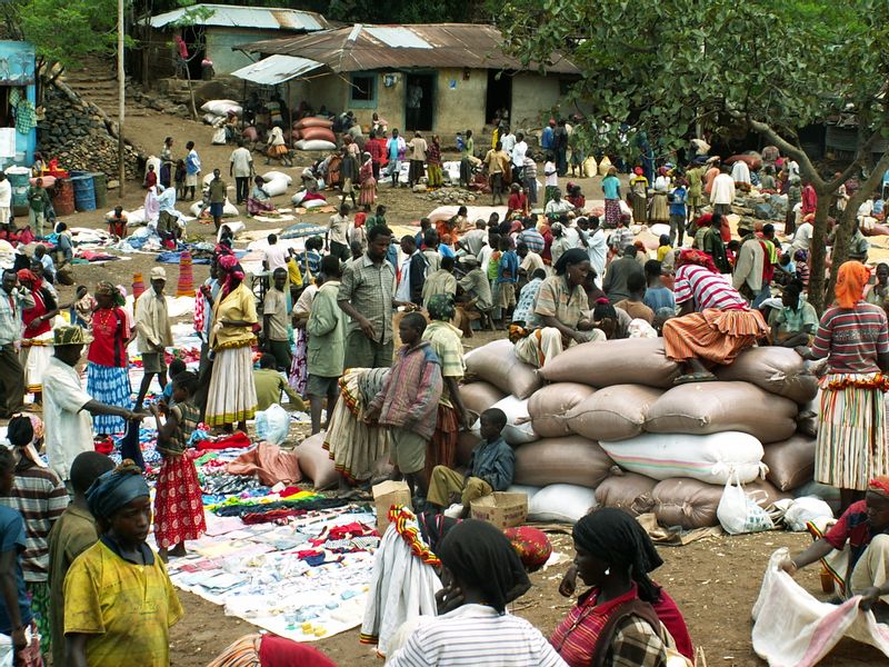 Addis Ababa Private Tour - Market day in Konso village /Omo valley