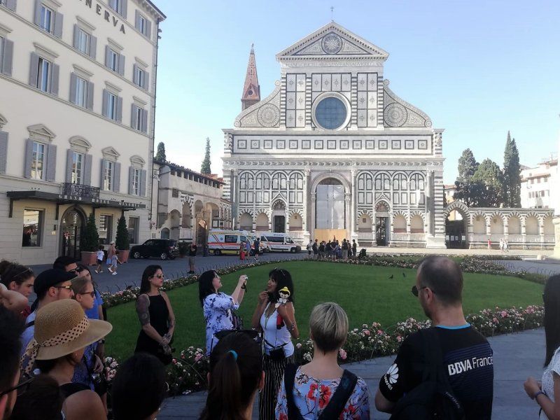 Florence Private Tour - Our meeting point in Piazza santa Maria Novella where the tours start