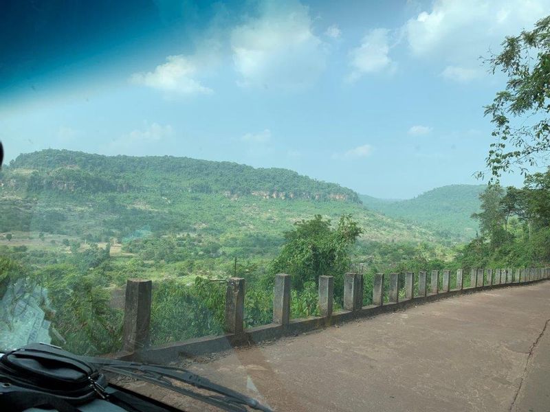 Siem Reap Private Tour - Landscape along the way up to the mountain