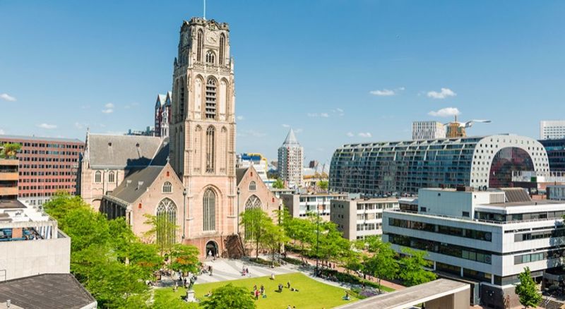 Rotterdam Private Tour - St. Lawrence Church / Big Church with Market Hall ( Markthaal)