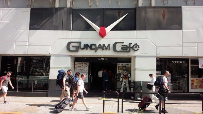 Tokyo Private Tour - Gundam Cafe in Akihabara. This exciting town provides interesting mixture of traditional and modern culture. 