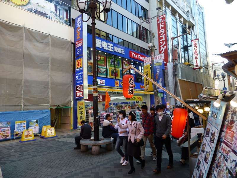 Osaka Private Tour -          If you would like to eat octopus dumpling I would recommend you to have it on the street .   Do not worry for taking a seat but buy them from the food cart and you can enjoy having them on the street as you walk there if it is not crowded.