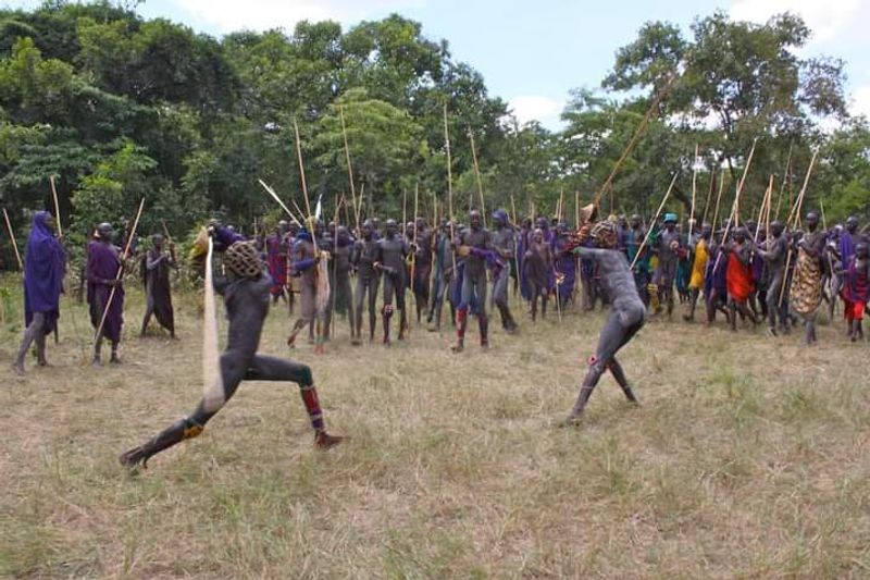 Addis Ababa Private Tour - Donga/stick fighting event in Surma villagr