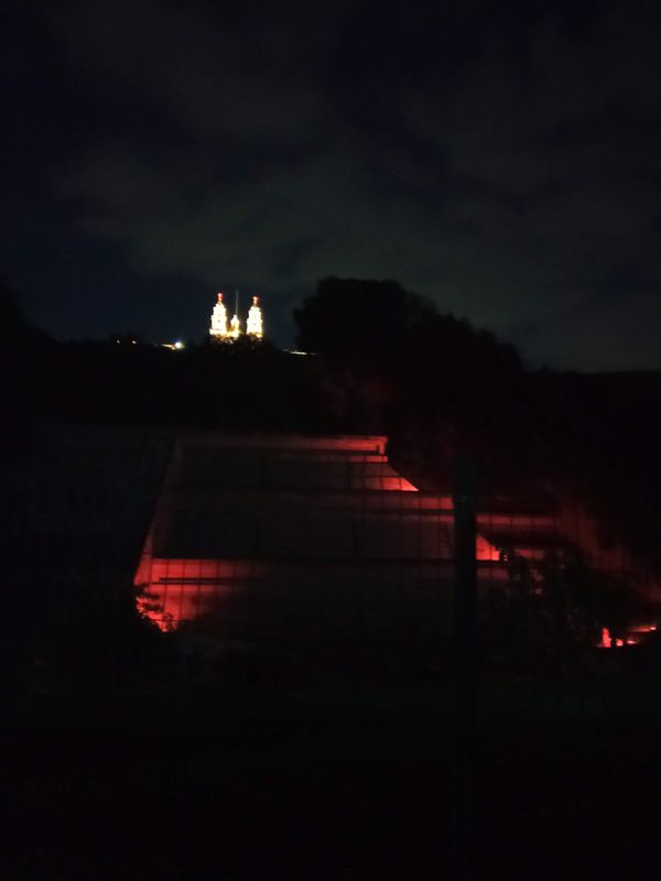 Mexico City Private Tour - Cholula pyramid, with a Catholic church on top.