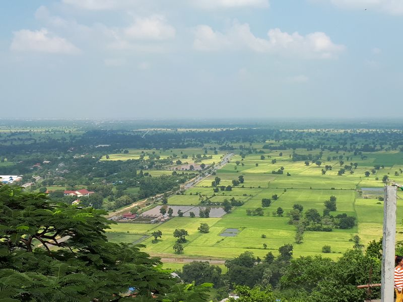 Siem Reap Private Tour - View from top of Phnom Sampeou mountain