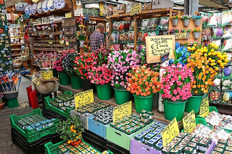 Amsterdam Private Tour - Flower Market scene