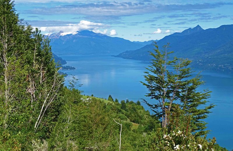 Puerto Varas Private Tour - View from Mirador Entre Volcanes in Cochamo