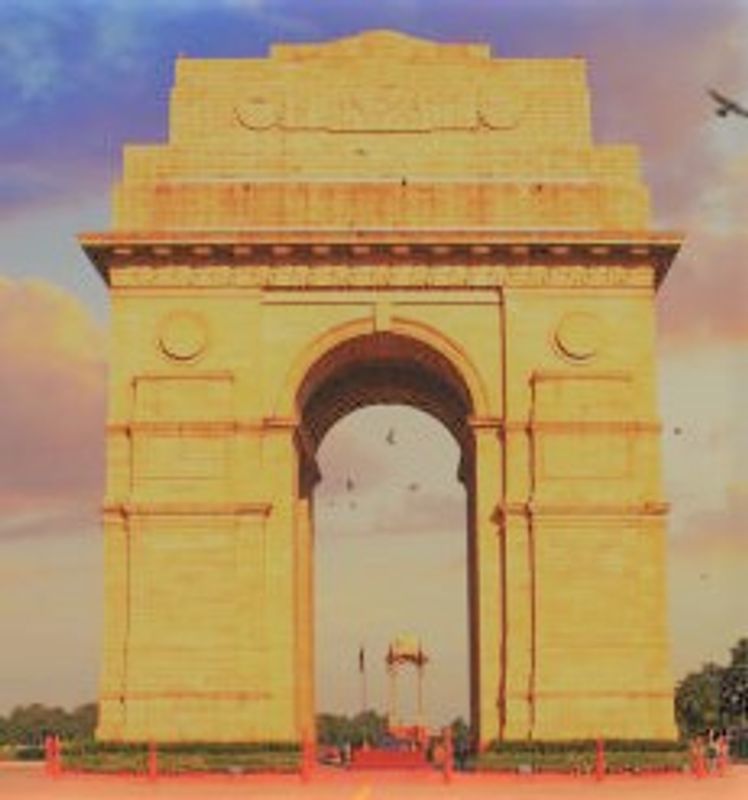 Delhi Private Tour - India Gate and places on its circle