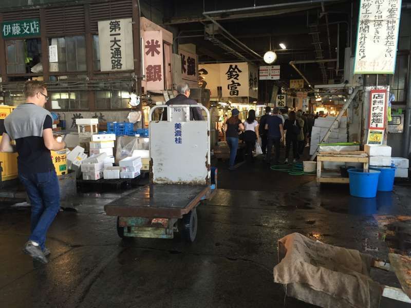 Tokyo Private Tour - Tsukiji fish market handles 400 kinds of seafood. It is the main center for SUSHI.
