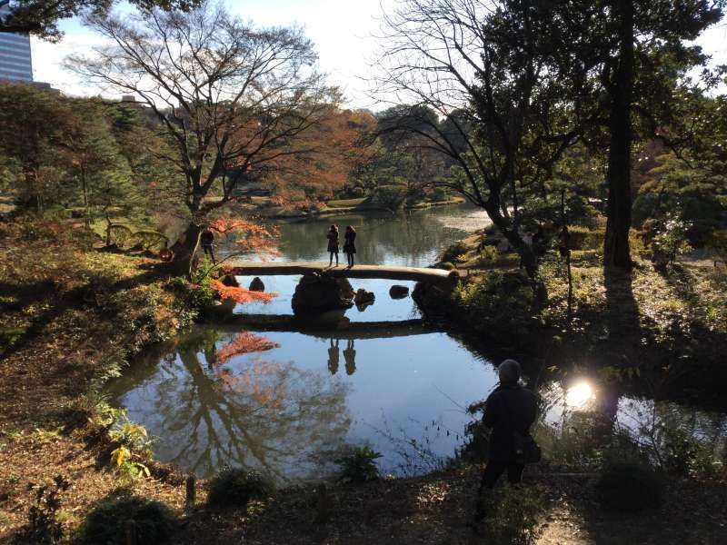 Tokyo Private Tour - 4a. Rikugien Garden (Stone bridge named Ugetsu-kyo)