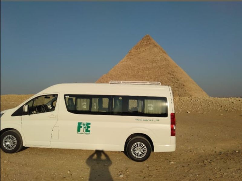 Cairo Private Tour - • Air-conditioned Toyota HiACE private vehicle wit