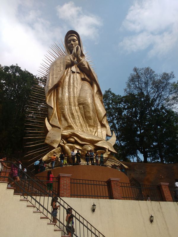 Mexico City Private Tour - Giant sculpture of the Virgin of Guadalupe