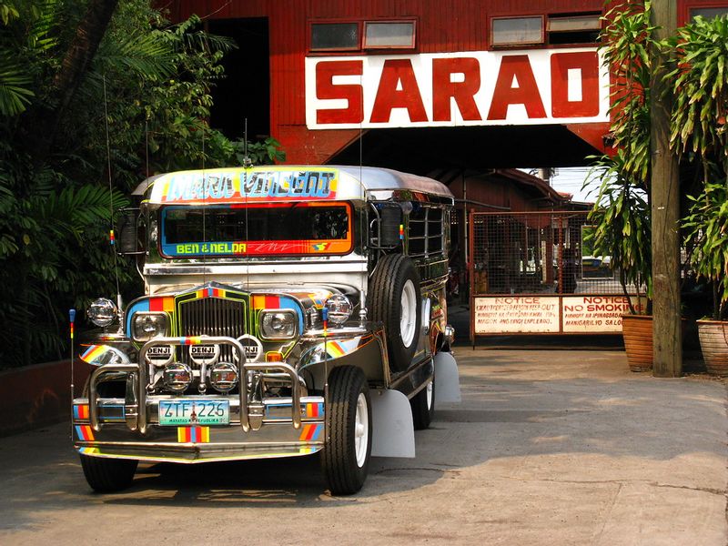 Manila Private Tour - Sarao Motors, Inc. is a Filipino automotive manufacturing company headquartered in Las Piñas, Metro Manila, the Philippines. The company specializes in designing, engineering, manufacturing, and distributing the jeepney, the most popular mode of public transportation in the country, known as the "king of the road" in the Philippines..