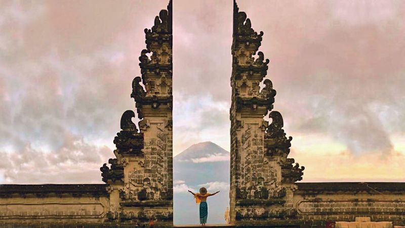 Bali Private Tour - at Lempuyang Temple eas of Bali at the Heaven Gate