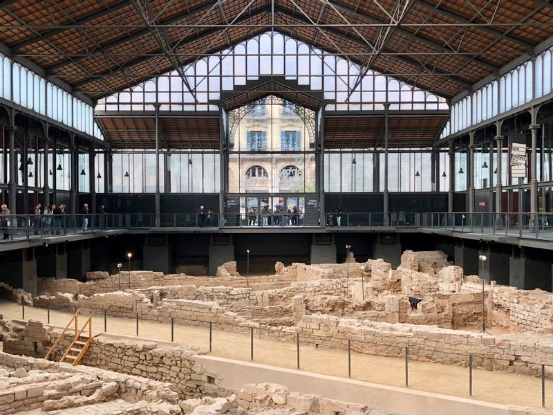 Barcelona Private Tour - The former market hall of El Born has a lot of medieval history to offer.