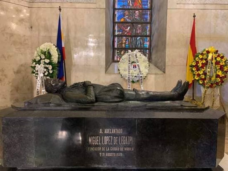 Manila Private Tour - The chamber where the first Governor General Miguel Lopez de Legaspi inside the church of San Agustin church one of the UNESCO World Heritage sites in the Philippines.