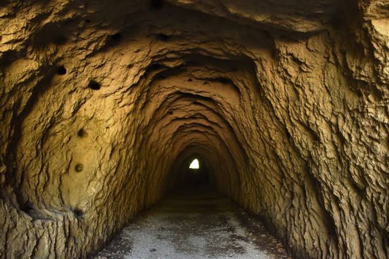 Manila Private Tour - Tunnel going to the Petroglyphs