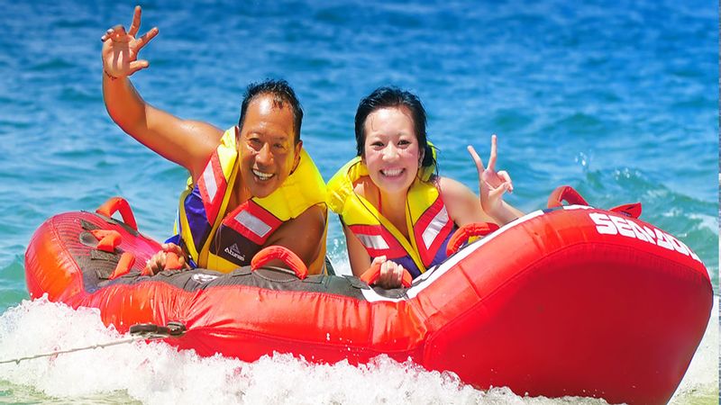 Bali Private Tour - North Nusa Dua Tanjung Benoa Beach water-sports center