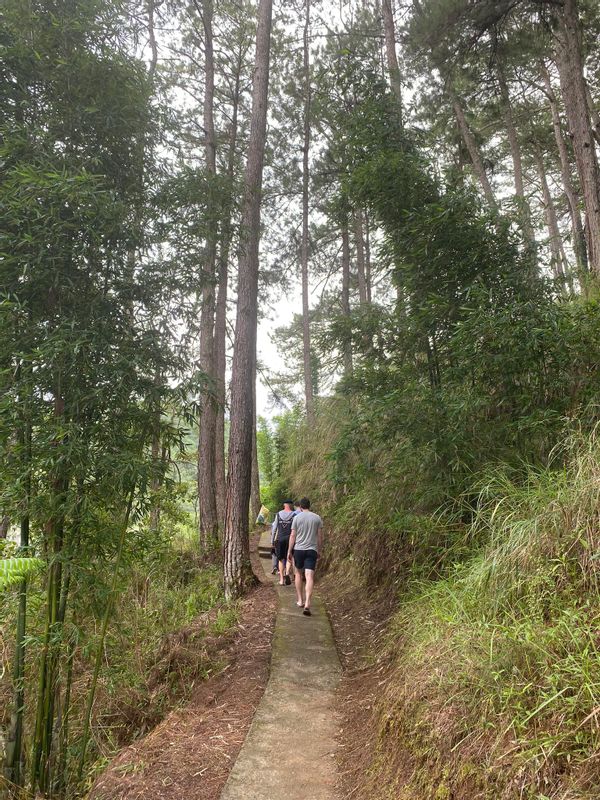 Manila Private Tour - The way going to the burial cave.