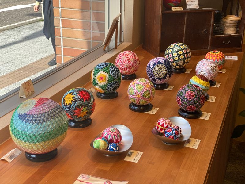 Kanazawa Private Tour - Handmade ball called Kaga Temari