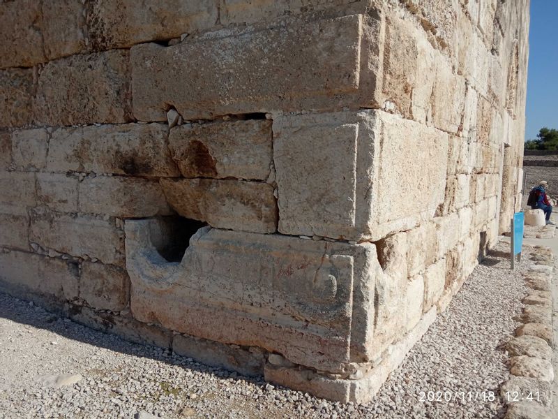 Galilee Private Tour - The corner of the fort with the coffin