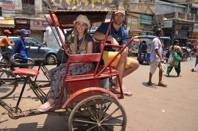 Delhi Private Tour - Cycle Rickshaw Fun ride at Old Delhi