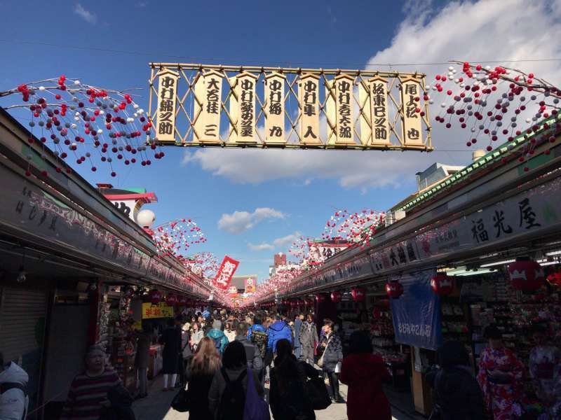 Tokyo Private Tour - Nakamise-dori Street lined with various shops at Sensoji Temple in Asakusa area