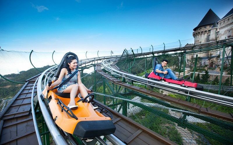 Da Nang Private Tour - Roller Coaster at Fantasy Park