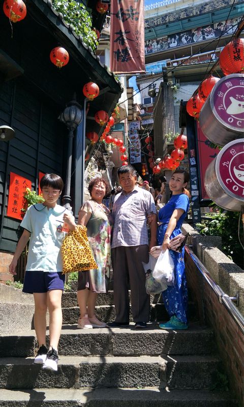 Taipei Private Tour - Jiufen old street scenic stairs