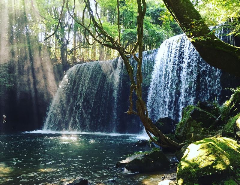 Kumamoto Private Tour - Nabegataki water fall in Aso