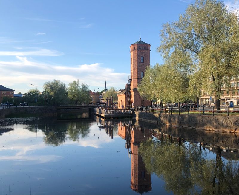 Dalarnas Private Tour - The Falun creek runs through the city