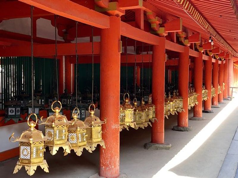 Nara Private Tour - Kasuga Taisha (春日大社) is Nara's most celebrated shrine. It was established at the same time as the capital and is dedicated to the deity responsible for the protection of the city. Kasuga Taisha was also the tutelary shrine of the Fujiwara, Japan's most powerful family clan during most of the Nara and Heian Periods. Like the Ise Shrines, Kasuga Taisha had been periodically rebuilt every 20 years for many centuries. In the case of Kasuga Taisha, however, the custom was discontinued at the end of the Edo Period.