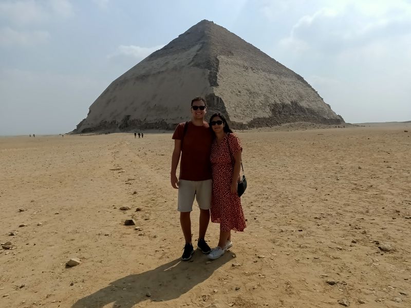 Giza Private Tour - Bent Pyramid at Dahshur Site