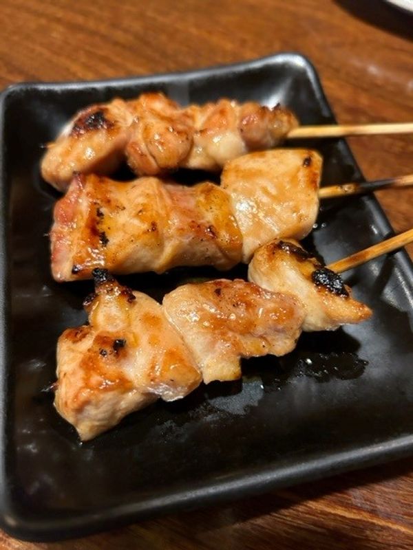 Tokyo Private Tour - Typical Izakaya food -Yakitori(Grilled Chicken with bamboo skewers)